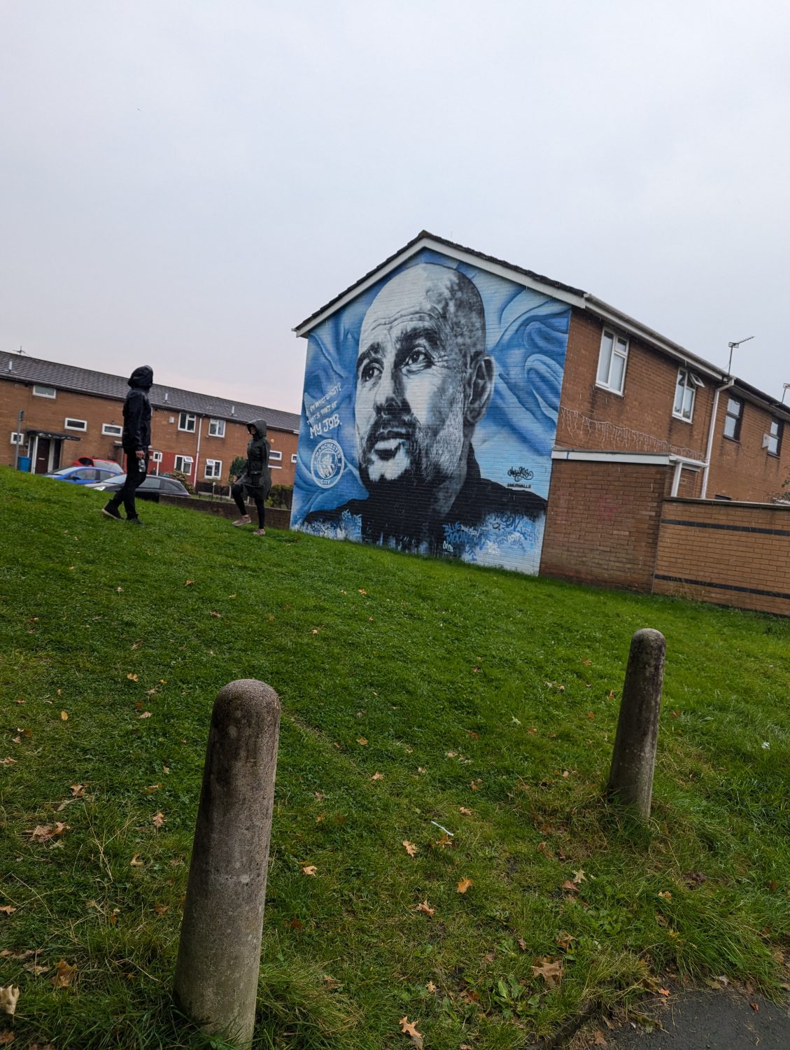 マンチェスター・シティ観戦の様子