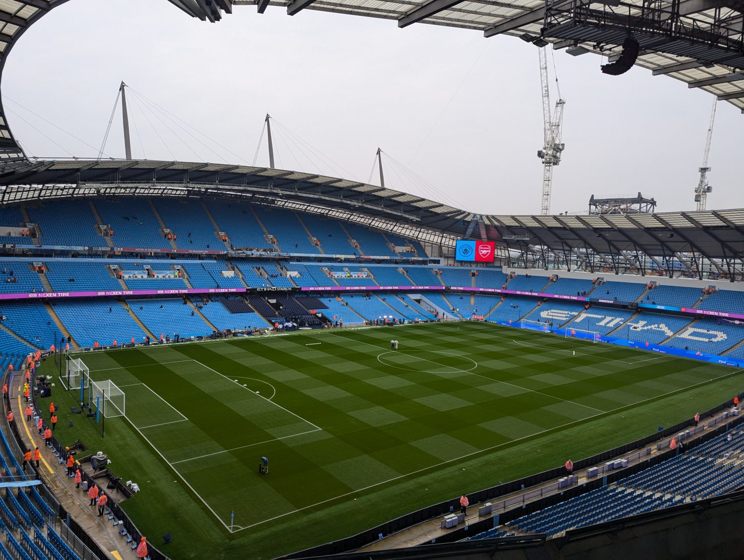 マンチェスター・シティ観戦の様子