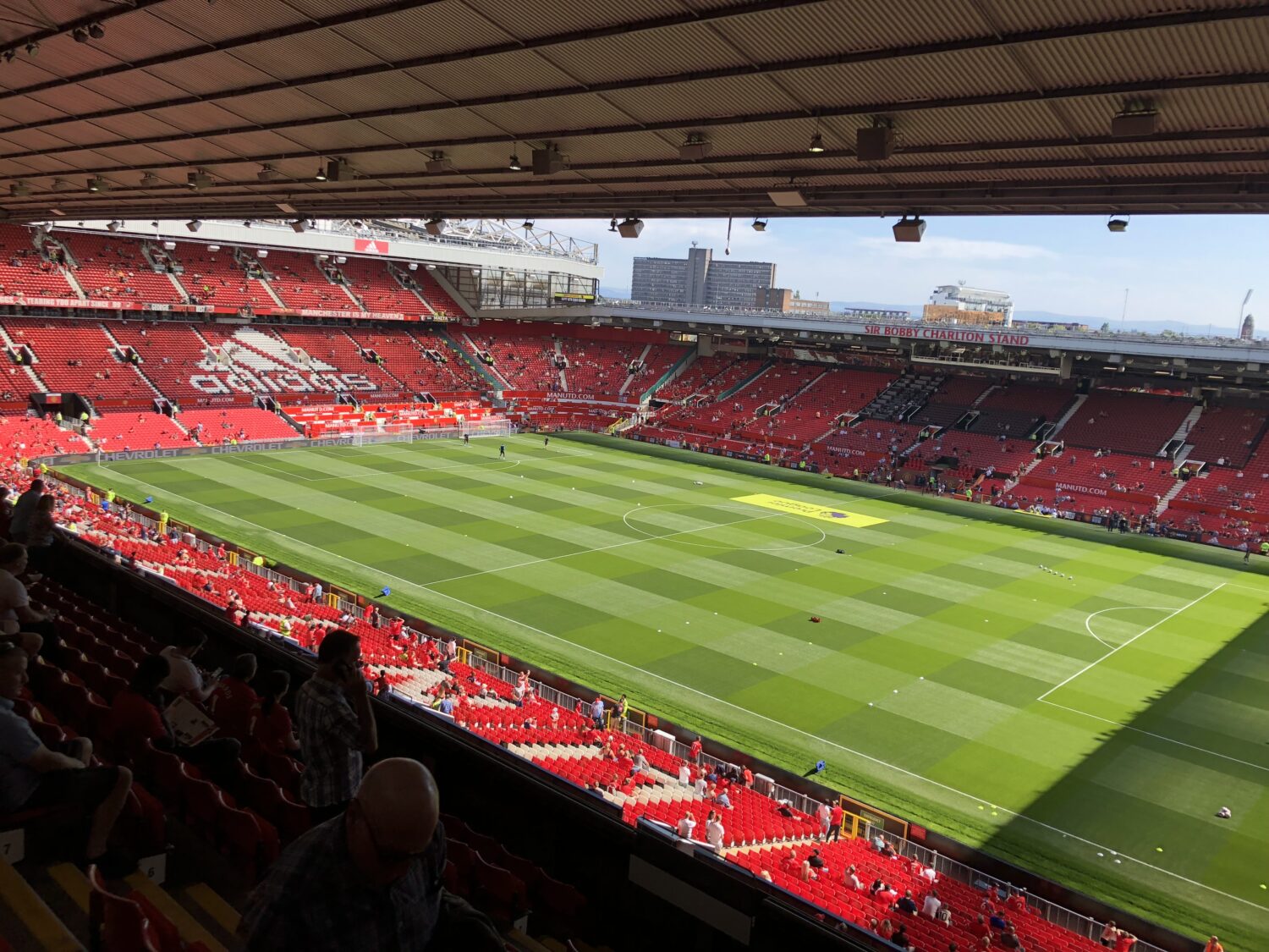 オールド・トラッフォード観戦の様子