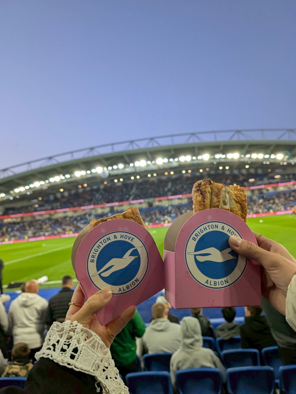 ファルマースタジアム観戦の様子