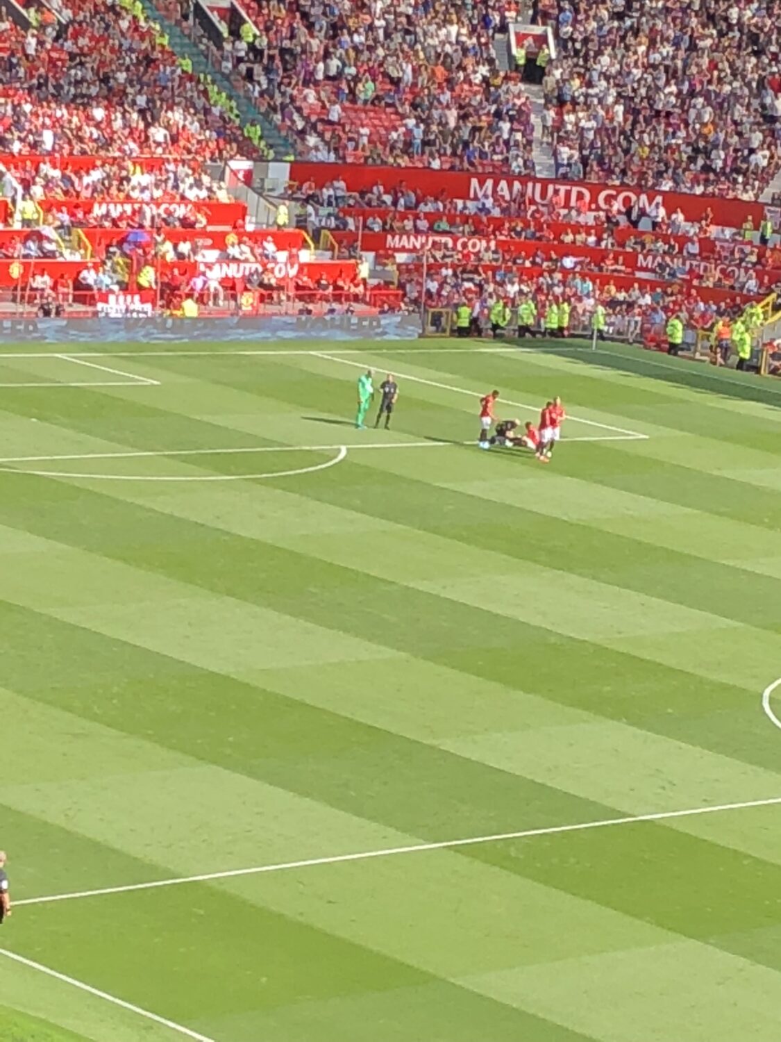 オールド・トラッフォード観戦の様子