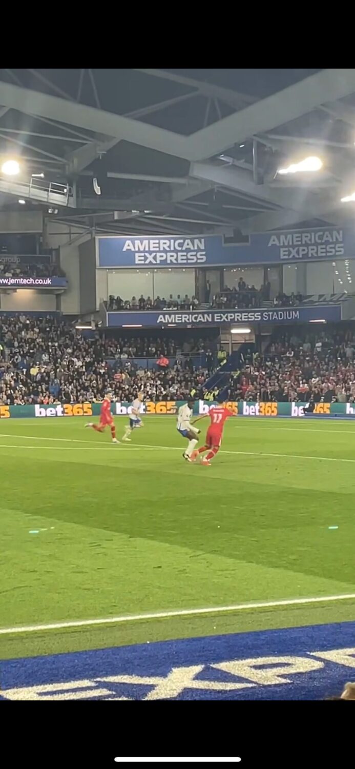 ファルマースタジアム観戦の様子