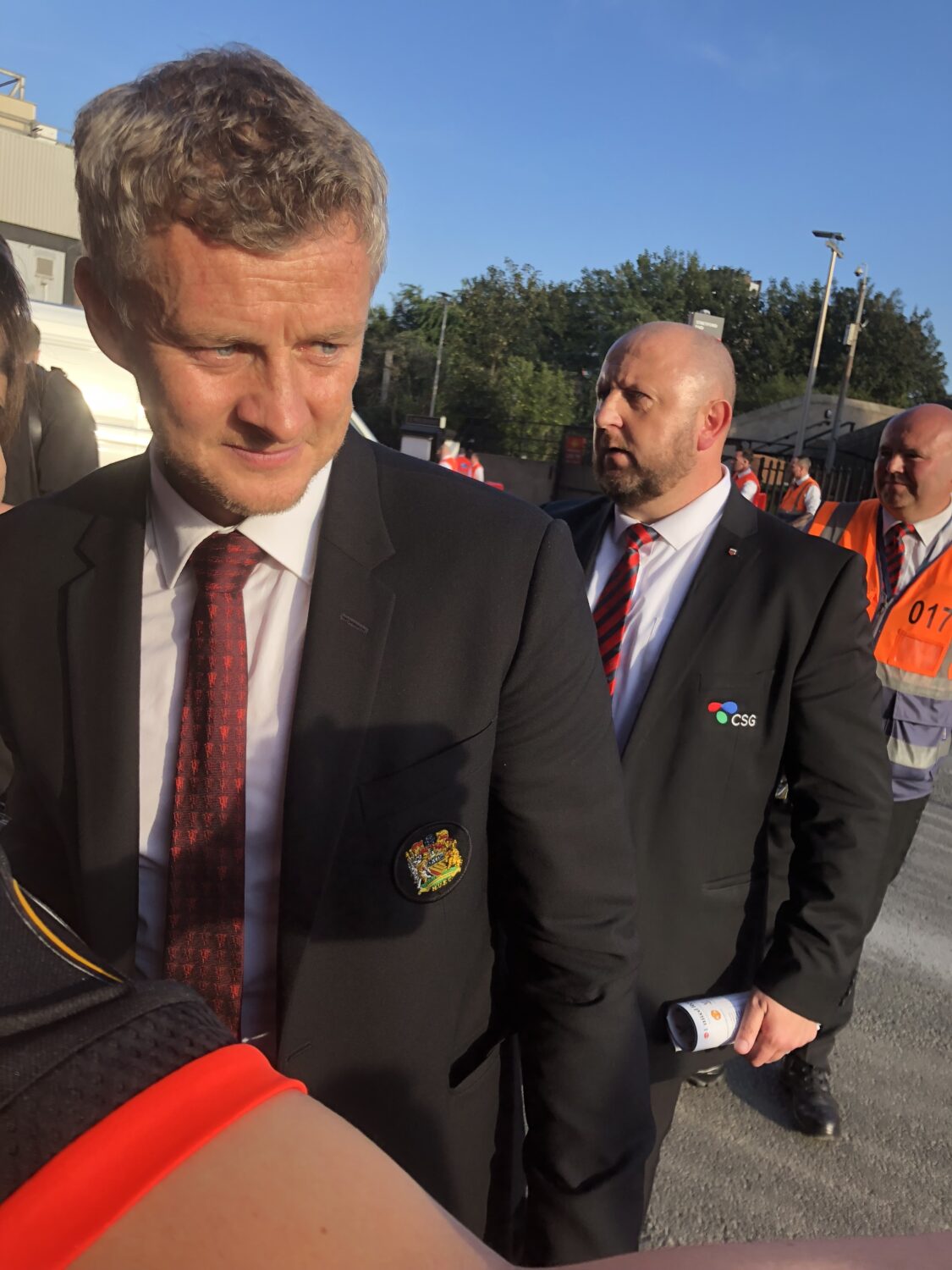 オールド・トラッフォード観戦の様子