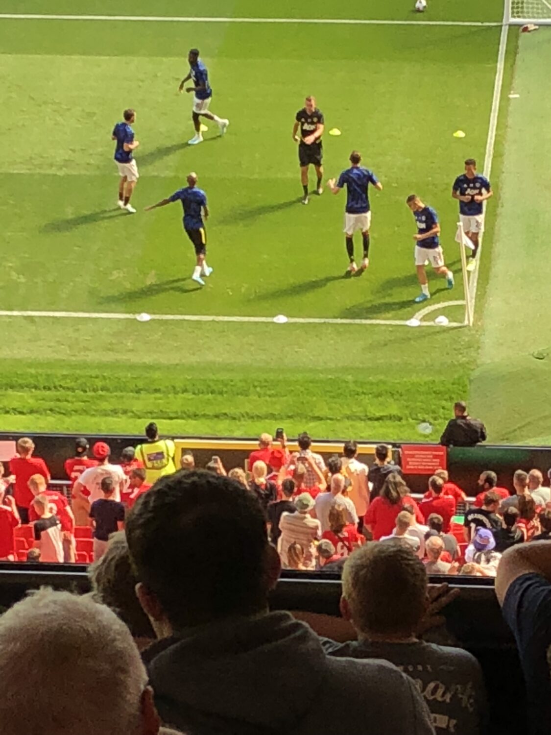 オールド・トラッフォード観戦の様子